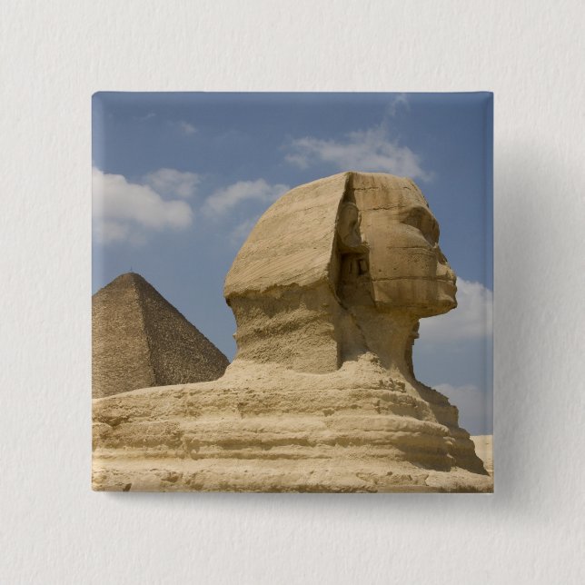 Sphinx, Giza, Al Jizah, Egypten Knapp (Framsida)