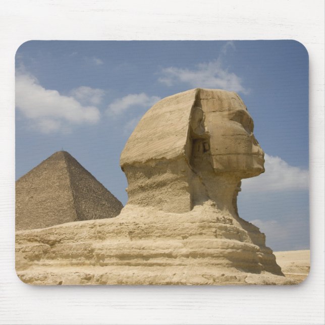 Sphinx, Giza, Al Jizah, Egypten Musmatta (Framsidan)
