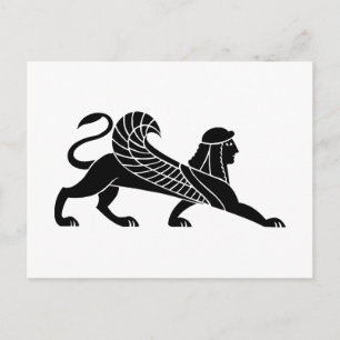 Sphinx, Greklands hjälpdesign Vykort