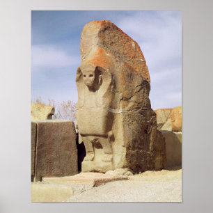 Sphinx grind, 1450-1200 BC Poster