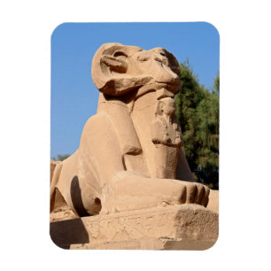 Sphinx i Karnak Temple - Egypten Magnet