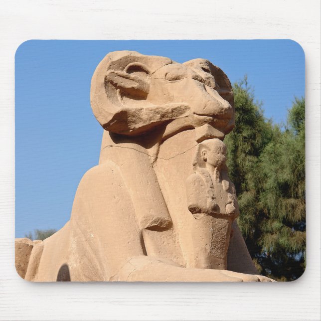 Sphinx i Karnak Temple - Egypten Musmatta (Framsidan)
