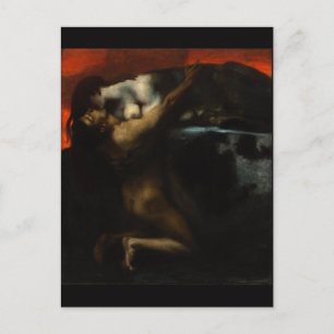 Sphinx-kyss av Franz von Stuck Vykort