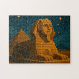 Sphinx Mystique Puzzle Blue Guld Pussel