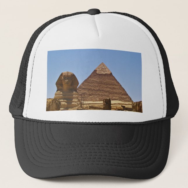 Sphinx och pyramid keps (Framsida)