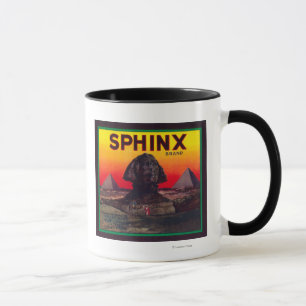 Sphinx orange LabelLindsay, CA Mugg