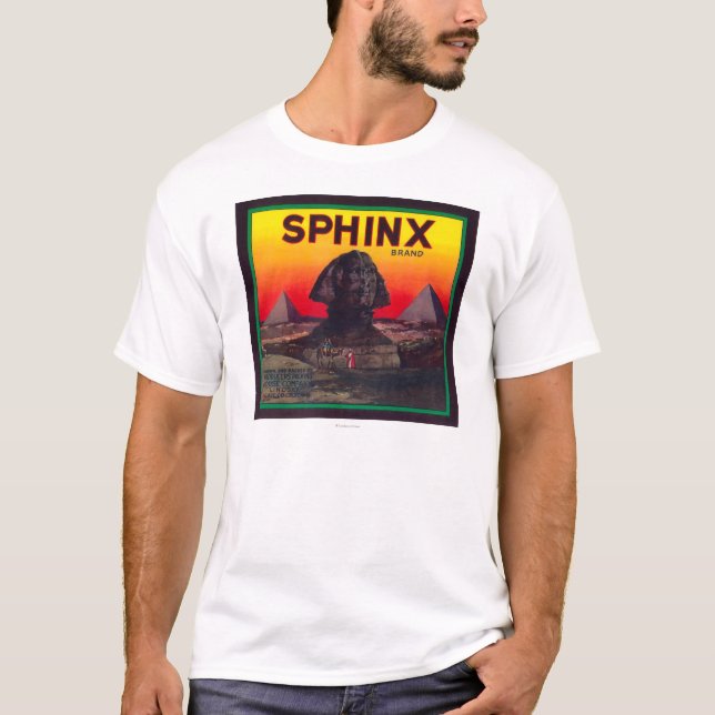 Sphinx orange LabelLindsay, CA T-shirt (Framsida)