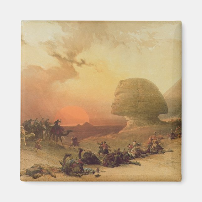 Sphinx på Giza Magnet (Framsidan)