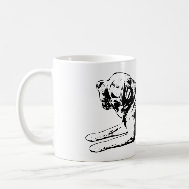 Sphinx Pause - Golden Gaze Kaffemugg (Vänster)