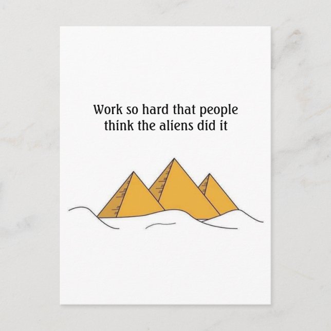 Sphinx Pyramids Antient Egypten Khufu Pharoah Vykort (Framsida)