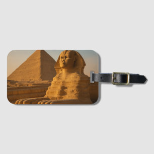 Sphinx & Pyramids Luggage Tag Bagagebricka