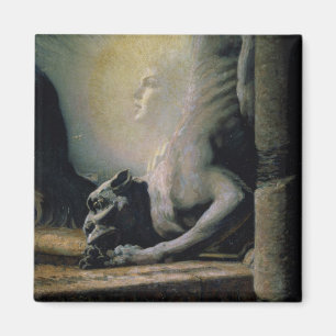 Sphinxen och chimeraen, 1906 (olja på kanfas) magnet