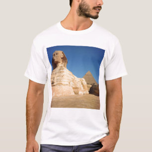 Sphinxen och pyramiden av Khafre, Giza Tee Shirt