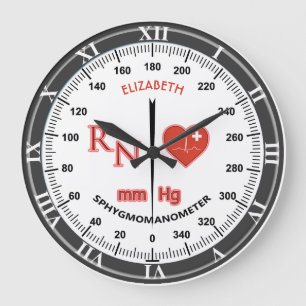 Sphygmomanometer för blodtrycksövervakare för sjuk stor klocka