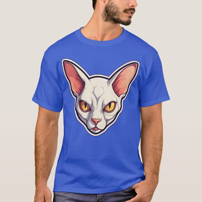 Sphyn cat roligt t shirt (Framsida)