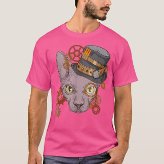 Sphyn Cat Steampunk Älskare Cat Owner Victorian Sp T Shirt