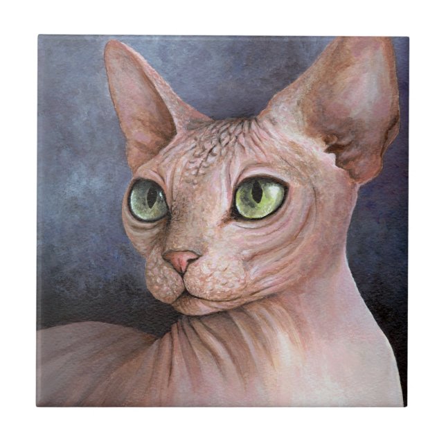 Sphynx Cat 578 Kakelplatta (Framsidan)