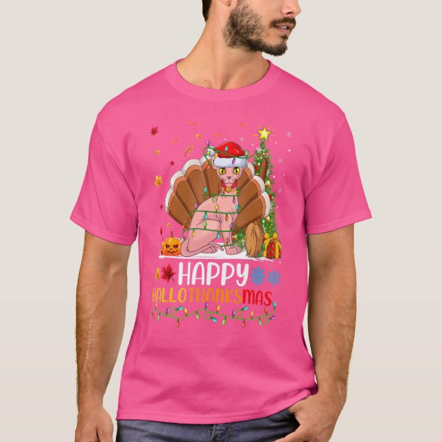 Sphynx Cat Animal Sphynx Cat Hellothanksmas T Shirt (Framsida)