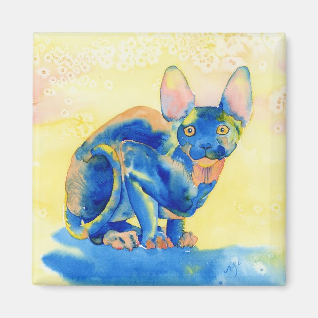 Sphynx Cat Magnet (Framsidan)