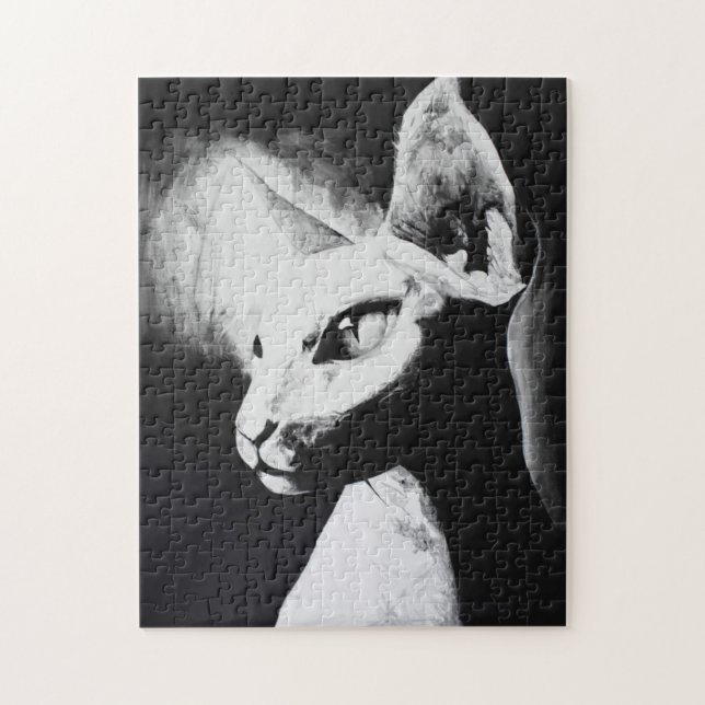 Sphynx Cat Original Art Puzzle Pussel (Vertikal)