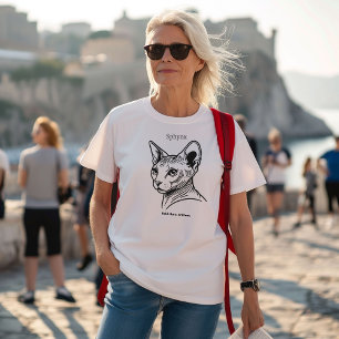 Sphynx Cat Porträtt T Shirt
