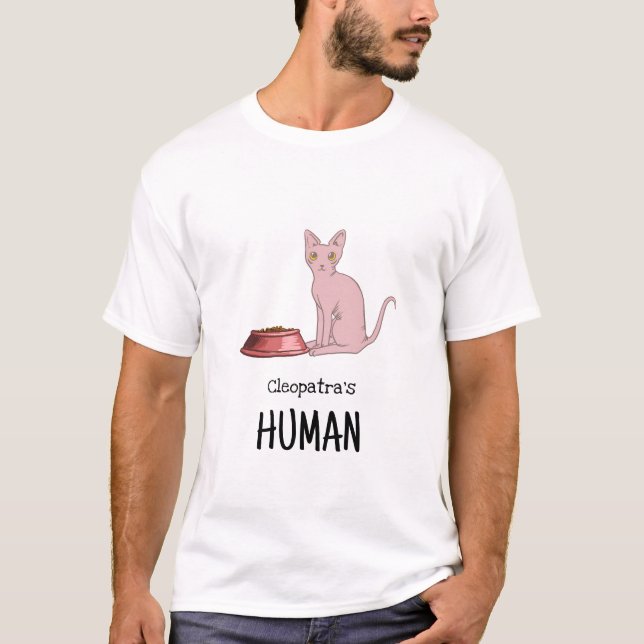 Sphynx Cat Shirt T Shirt (Framsida)