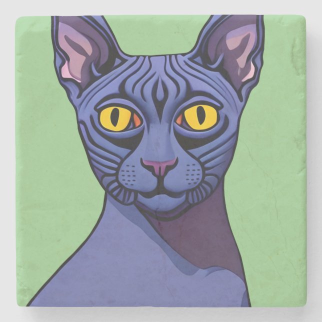 Sphynx Cat Stenunderlägg (Framsidan)