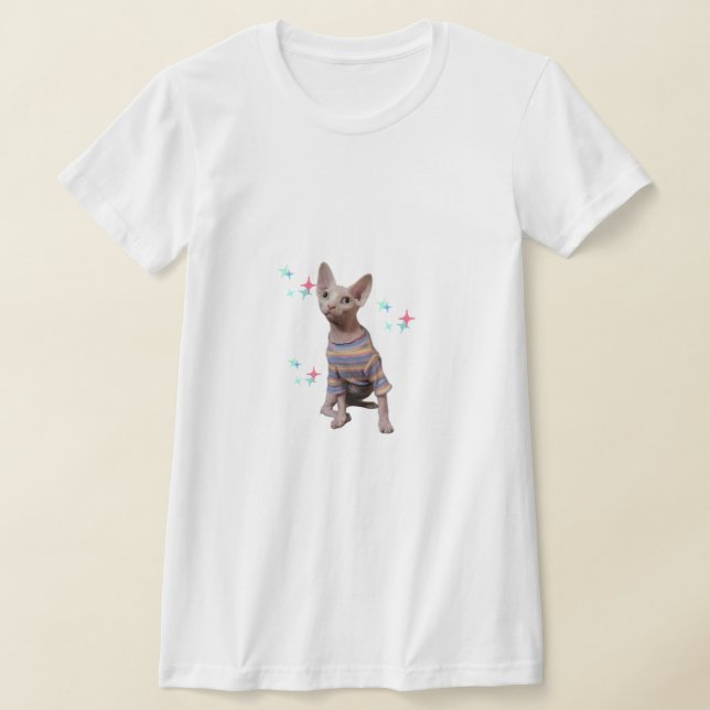 Sphynx Cat T-Shirt (Laydown)