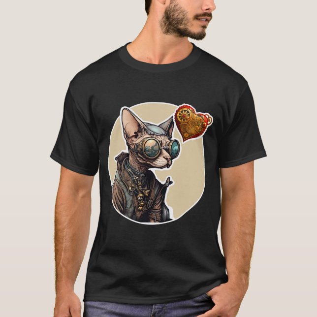 Sphynx Cat T-Shirt (Framsida)