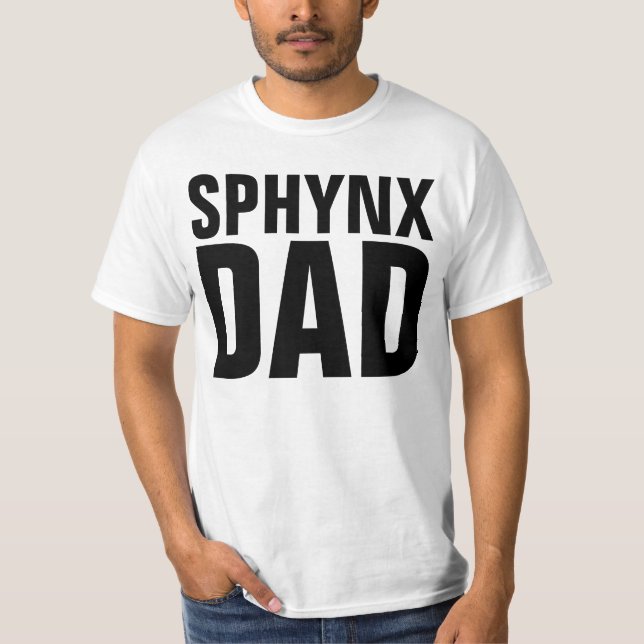 SPHYNX CAT T-shirts och sweatshirts med PAPPA (Framsida)