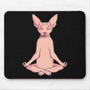Sphynx Cat Yoga Meditation Breeder Hairless Pet Lo Musmatta