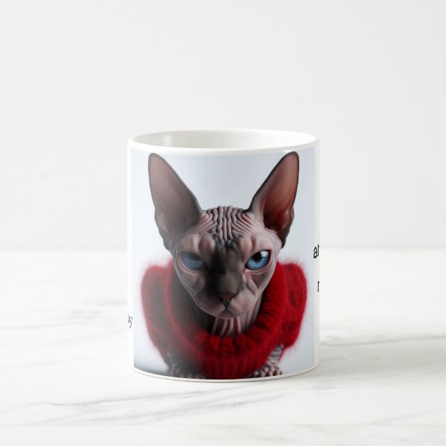 Sphynx Dålig Attityd Kaffemugg (Center)