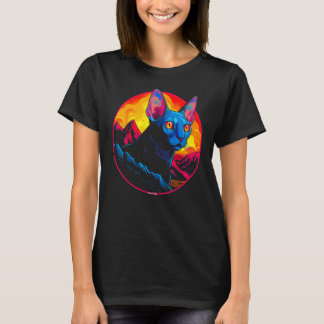 Sphynx Hairless Cat Mountain T Shirt