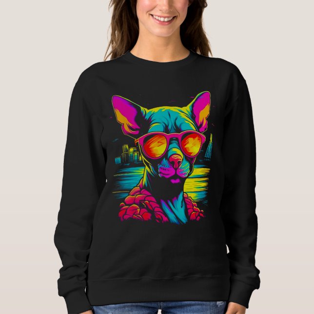 Sphynx Hairless Cat Summer T Shirt (Framsida)