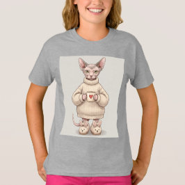 Sphynx i ett svenskt och Tofflor, av Natasha Us T Shirt