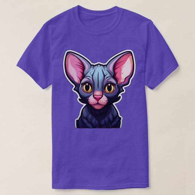 Sphynx Kat Shinx Hårlös katt 1 T Shirt (Design framsida)