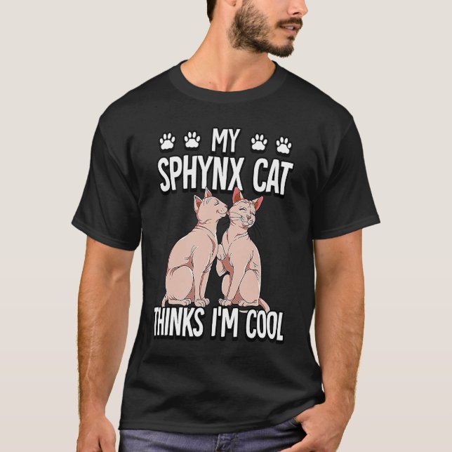 Sphynx Katt  10 T Shirt (Framsida)
