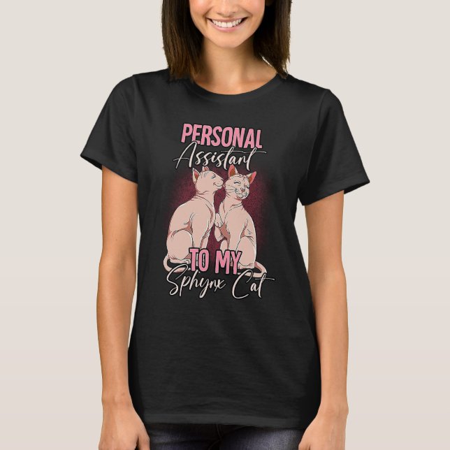 Sphynx Katt  11 T Shirt (Framsida)
