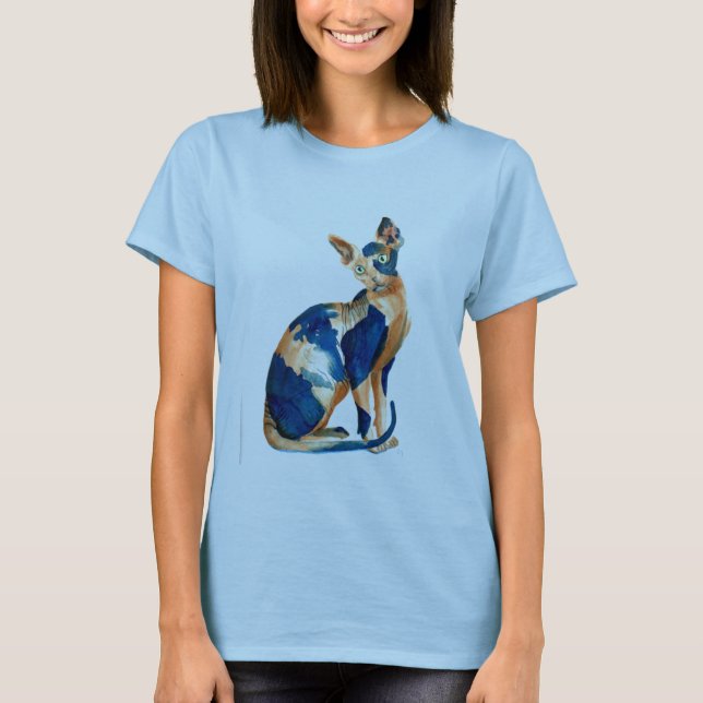 Sphynx katt 6 tee shirt (Framsida)