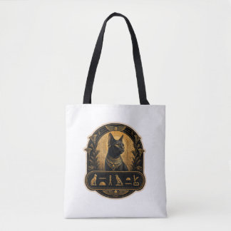 Sphynx Katt Canvas Väsk Egyptisk Estetik Tygkasse