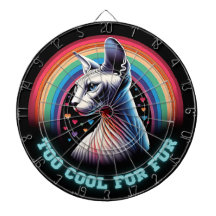  Sphynx Katt För Cool Dartboard Pilset