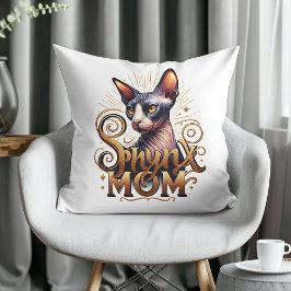 Sphynx Katt Mamma Mors Dag Kudde