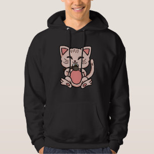 Sphynx Katt Sushi Kock Kök Japansk Mat R Hoodie