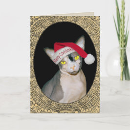 Sphynx kattSanta jul Kort