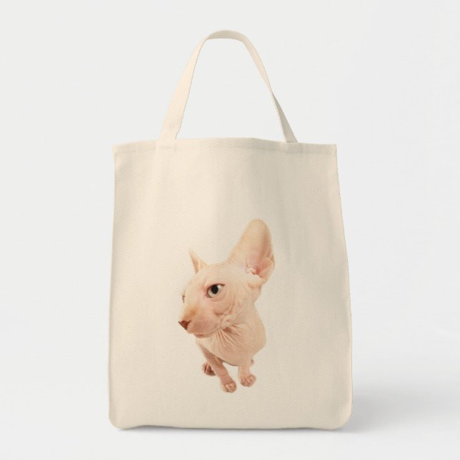 Sphynx kattshopping bag | GoSphynx.com Tygkasse (Framsidan)