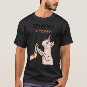 Sphynx Mamma Cat Sphinx Hairless Cat Owner Älskare T Shirt