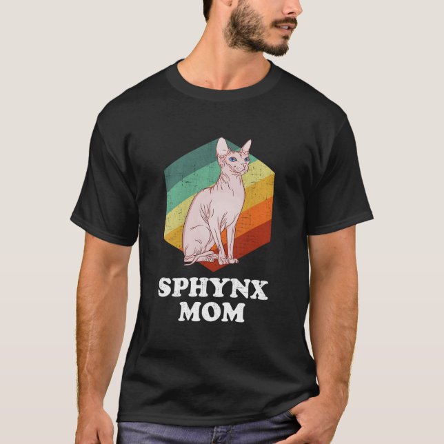 Sphynx Mamma Sphinx T Shirt (Framsida)