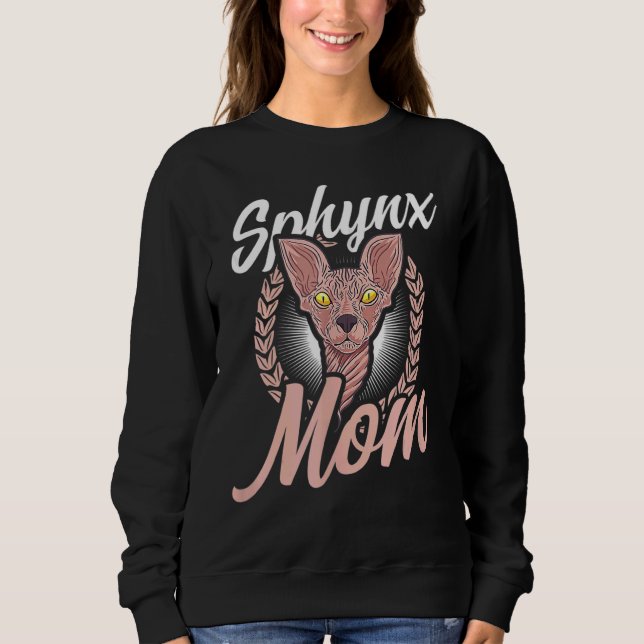 Sphynx Mamma Sphynx Katt T Shirt (Framsida)