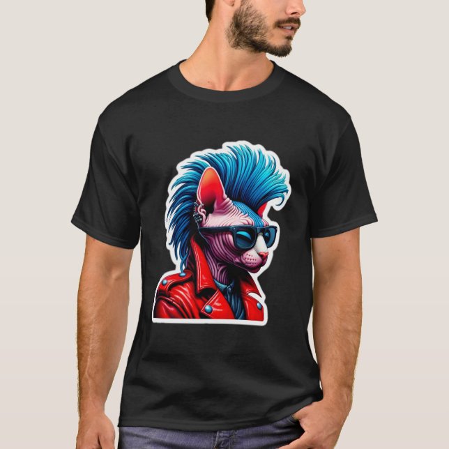 SPHYNX PUNK ROCKER 2 T SHIRT (Framsida)