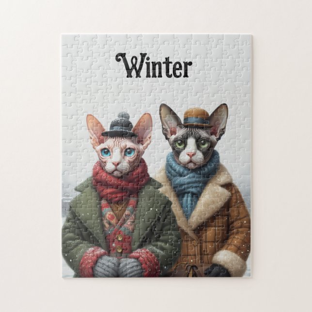 Sphynx Pussel (Vertikal)